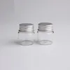 20ML Clear Glass Empty Bottles Aluminium Screw Cap Message Wishing Candy Makeup Cosmetic Sample Bottles Jar Essential Oils Vial Contain Lcph