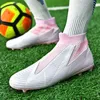 Sapatos de futebol masculino Vestir botas de futebol de alta qualidade Cleats Grass de alta qualidade Trendência não deslizamento Torno