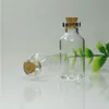 5ml pequenos mini garrafas de vidro frascos claros com stoppers de cortiça 40x18mm (heightxdia) casamentos de desejos de jóias favores