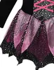 Särskilda tillfällen Kid Girls Halloween Witch Costume Sparkly Silver Stars Tryckt karneval cosplayklänning med spetsig hatt trollkläder 230815