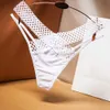 Kvinnors spets underkläder tunna dragkropp kors ihålig sexig hög elastisk mid-midja sexiga trosor kvinnor erotiiska underkläder kvinna