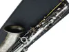 Bästa kvalitet Frankrike 802 Black Matte Musical Instrument Saxophone E Flat Alto Saxophone Black Sax Mouthpieces Case