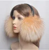 Ear Muffs Winter Women Warm Real Fur Earmuffs Girl's Earlap Ultra Large Ladies Plush Earmuff Luxury Ladies Fur Earmuffs 230815