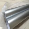 Satin Chrome Silver Vinyl Wrap Film voor auto -wrap met luchtkanaal voor autostyling unieke wrap foile1 52x20m roll2739