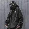 Kurtki damskie Trend Spring Funkcjonalny wiatr wysoki kołnierz płaszcz luźne z kapturem kurtka robocza męskie ubrania harajuku hiphop safari styl zewnętrzny