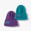 Banejaskull cartas coreanas gorro de beanie fashion tela de tela otoño invernal al aire libre pareja cálida sombreros tejidos color sólido tapa 230816