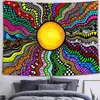 Tapissries Indien Tapestry vägg hängande dekor väggduk tapestries hippie moon tapestry gogh dekoration väggmålning r230816