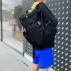 25L Lu Designer Sports Bag Fashion Outdoor Backpack Large Capacity Hiking Backpack Teen Schoolbag Student Sports Bag Fitness Running 14L