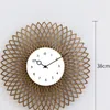 Wall Clocks Silent Mechanism Elegant Clock Living Room Modern Luxury Oval Mechanical Horloge Murale Decor