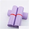 Gift Wrap 50Pcs Pink Purple Courier Mailer Bags Poly Package Self-Seal Mailing Express Bag Envelope Packaging For Drop Delivery Home G Dhxsa