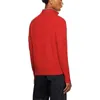 남자의 후드 땀 촬영 셔츠 고급 디자이너 남성 여자 자수 배지 하프 하이 목 니트 스웨터 부부를위한 느슨한 캐주얼 따뜻한 가디건 자켓 상단 크기