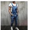 Herren zerrissene Jeans-Overalls Streetwear Distelte Denim Overalls für Mann Hosentender Hosen Größe S-XXXL Salopette UOMO251E