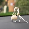 6ml Ball shape Car perfume bottle cars pendant ornament essential oils diffuser air freshener fragrance empty glass bottle