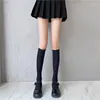 Dames sokken jk vrouw schattig zwart witte lolita lange zomer dunne middelste lengte ultra transparante cosplay kousen
