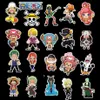 One Piece Anime Stickers Pack resväska Skateboard Laptop Scrapbook Cartoon Sticker Toy For Children Funny Graffiti Kids Stickers3429