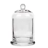 Luxo de luxo vazio Black Green Glass Bell Jar Display Dome Veller CLOCH Jar com base para fazer o preço de velas enviar por mar/trem apenas VVWCA