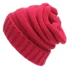 Berets Women Hat Warm Oversized Chunky Soft Cable Knit Slouchy Beanie