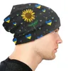 Berety ukraina słonecznika unisex maska ​​zimowa ciepłe czapki biegowe podwójne warstwa cienkie czapki oddychające czapki
