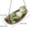 Garden Decorations Simulation Animal Outdoor Decoration Frog Cradle Pendant