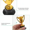 Decorative Objects Trophy Trophies Cup Award Kids Plastic Mini Awards Cups Gold Reward Prize Party Prizes Sports Soccer Baseball Winner Golden Bulk 230815