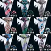 Alla typer av män slips 47 stilar nack slips set för män högkvalitativa vuxna band märke slips hanky manschettknappar set 250h