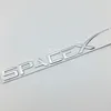 Emblema adesivo per auto in metallo 3D per Tesla Model 3 S Roadster Lettera Spacex Fender Auto adesivi laterali Auto Auto Auto Parti Auto2518