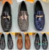 Spring Autumn Men Genuine Leather Men Loafers Shoes Luxury Designer Casual Lofer Black golden