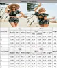 Vrouwen badkleding strandkleding 2 stks zomerstrand slijtage dame's crop top en zwem kofferbak ast1603283