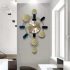 Wandklokken keuken op hangende van groot formaat noordachtig ontwerp modern metaal ongewone klok stille relj decoratief
