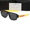 Designer di lusso occhiali da sole maschile classici occhiali occhiali da sole per la spiaggia per esterni per uomo donna 6 colori firma triangolare opzionale con scatola
