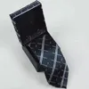 Mens Designer Tie Silk Necktie Handkerchief Cufflinks Box مجموعة روابط صفراء اللون الأحمر الصلبة للرجل التجاري حفل زفاف Party290L