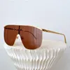 Máscaras Gafas de sol diseñadores de damas Glasas de sol de gran tamaño