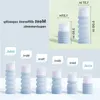Toalettartiklar schampo lotion containrar hopfällbara resor storlek bärbara flaskor silikon vikning kräm delande kopp uanpb