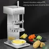 Elektrisk kommersiell potatischips Cutter Gurka Radish Fruit Juicing Machine Stor kaliber