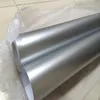 Satin Chrome Silver Vinyl Wrap Film voor auto -wrap met luchtkanaal voor autostyling unieke wrap foile1 52x20m roll2739