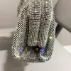 Evening Bags Shiny handle Rhinestones Handmade Evening Clutch Bags Folds Purses And Handbags Luxury Designer Wedding Party High Quality 230815