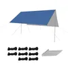 Tenten en schuilplaatsen Emergency Camping Shelter Oxford Tarp Tent voor wandel waterdichte hoes Pergola Survival Gears 230815