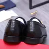 2023 män klädskor äkta läder slip på bröllopskontor party designer loafers manliga mockasins märke formella oxford skor storlek 38-44