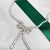 Naszyjniki wisiorek Wysoka Qulity klasyczny prezent rocznicowy słynna marka impreza luksusowa biżuteria Kobiety Naszyjnik Bowknot Wedding Empagement Charms 230815