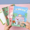 KAWAII B5 Notebook a foglie sciolte 30 fogli di fogli di cartoni animati Agenda Agenda Book Notepad Stationery Supply