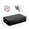 Watch Boxes 12/10/6 Slot Organizer Box Zippered Travel Case Luxury PU Leather Storage Collection Display Holder