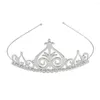 Accessori per capelli Elegante cuore per bambini Temperamento di matrimonio Donne a cerchio barocchi barocchi Crown a fascia da principessa coreana Crown