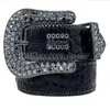 Belts Designer Bb Belt Simon for Men Women Shiny Diamond Belt Black on Black Blue White Multicolour with Bling Rhinestones As Gift 0545