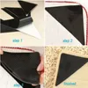 Carpets Set Of 4 Anti-slip Pad For Carpet Mat Triangle Patch PU Fixed Stickers Home Kitchen Living Room Rug