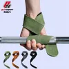 Sports Gloves Leather Weight lifting Wrist Straps Fitness Bodybuilding Training Gym straps with Non Slip Cowhide Grip 230816