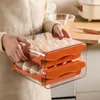 Storage Bottles 32 Grids 2 Layer Egg Box Drawer Organizer Holder Containers For Food Refrigerator Preservation Boxes Kitchen Gadgets