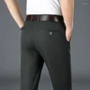 Pantaloni da uomo 2023 primavera estate etero casual business moda khaki grigio rosso nero guscio di colore a colori più dimensioni 38 40