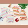 Dog Apparel Pet Clothes Dogs Small Garment Chun Xia Supplies Wholesale Vest Striped Skirt