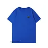 男性のTシャツ半袖丸い首のデザイナーシャツユニセックスティートップスパッジ刺繍夏Tシャツ12色オプションアジアサイズS-4XL