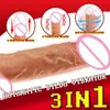 Dildos/dongs aav 8,7 polegadas vibrador grande com 8 modos vibratórios brinquedos sexuais vibratórios vibratórios sem fio com aquecimento de brinquedos anal para mulheres am pênis hkd230816